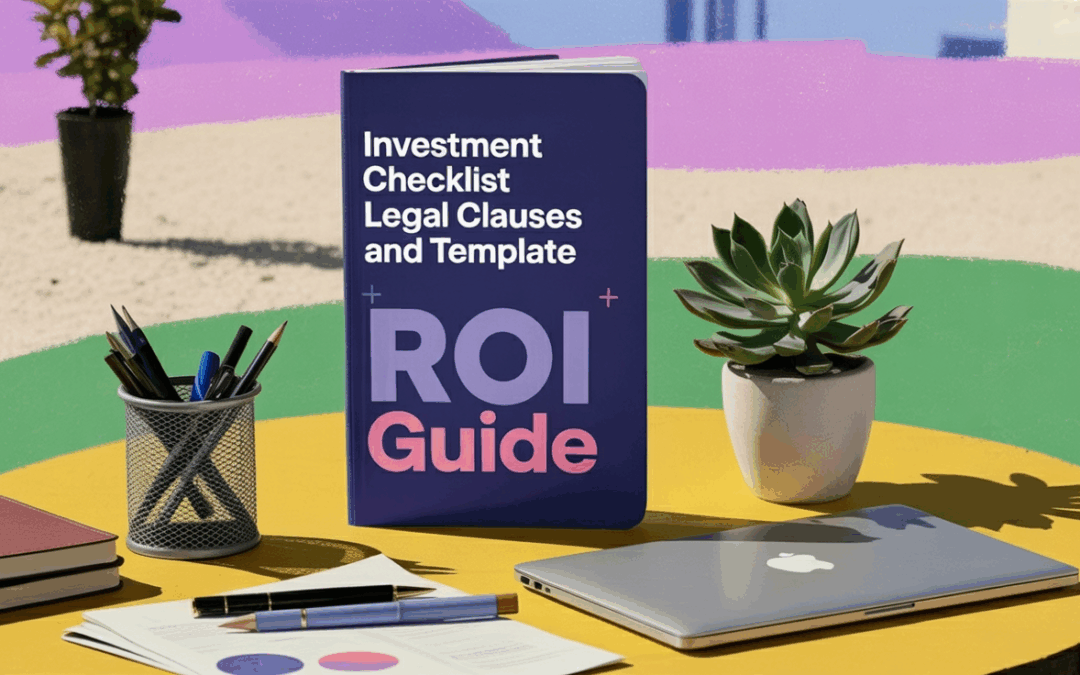 Investment Checklist Legal Clauses and ROI Template Guide