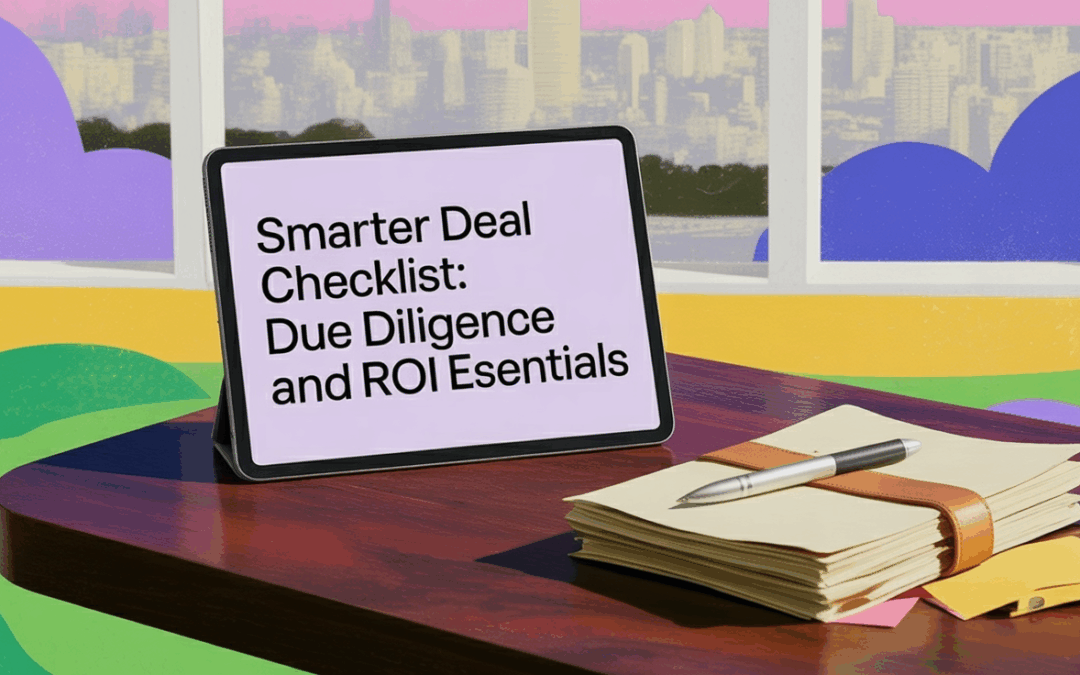 Smarter Deal Checklist: Due Diligence and ROI Essentials